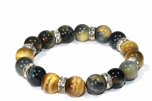 Bracelet, Yoga Sparkle Medley Of Round Agate Stone