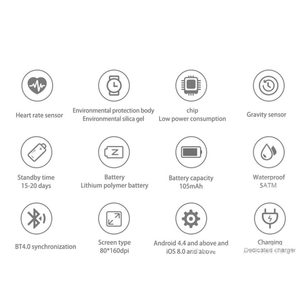 Watch, Alista Rugged Unisex Smart watch