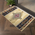 Rug, Tribe Cream 2 ft. x 3 ft. Southwest Area Rug