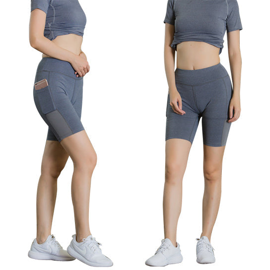 Women's Yoga, All Seasons Yoga Shorts Stretchable With Phone Pocket