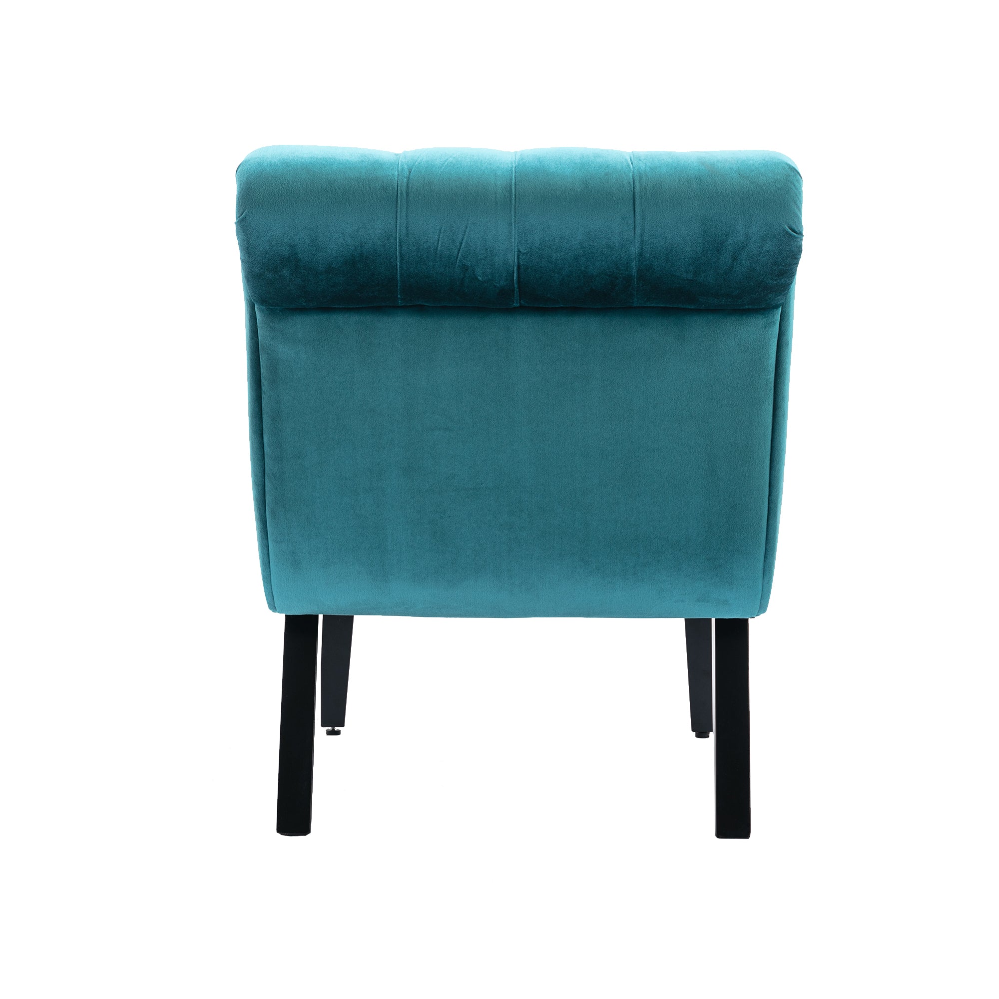 Chair, Modern Velvet Armless Accent Living Room Chair / Leisure
