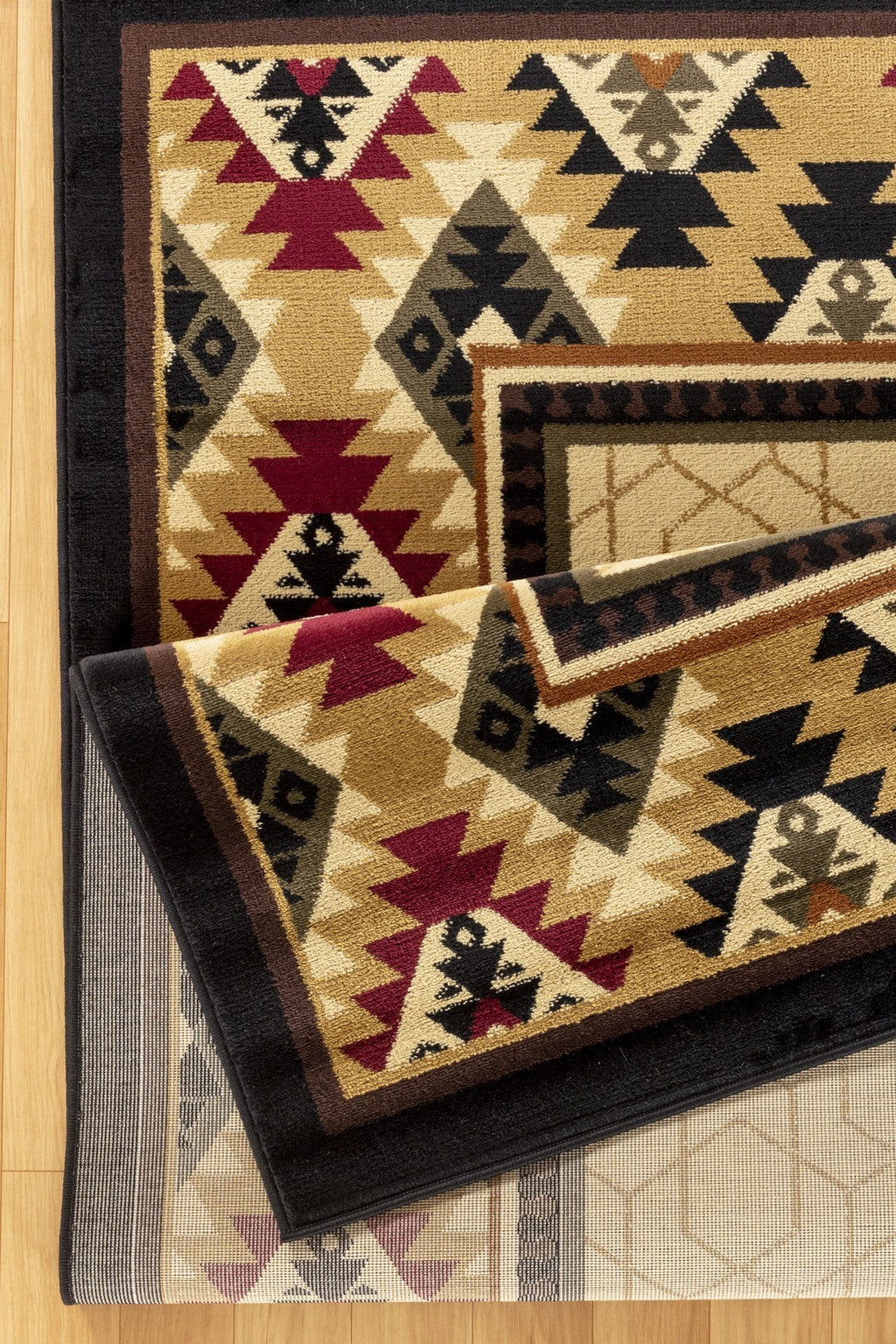 Rug, Tribes GC_YLS4007 Cream 5 ft. 3 in. x 7 ft. 3 in. Southwest Area Rug