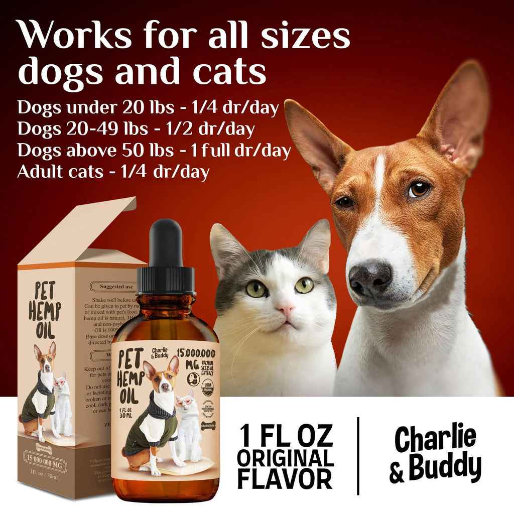Dogs, Charlie Buddy Hemp Oil and Joint Supplement