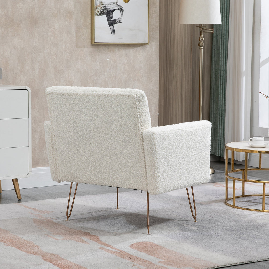 Chair, Armchair Single Sofa Modern Tufted Upholstered Side Reading Chairs