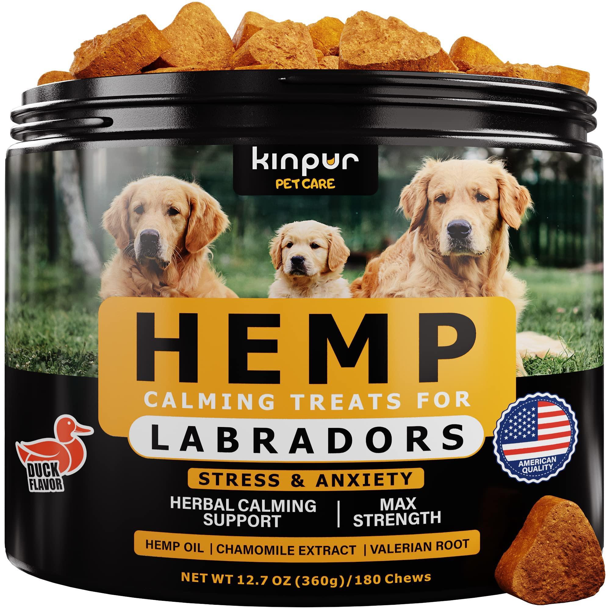 Dog Chews, Calming Chews for Dogs with Valerian Root and Hemp Oil   Aid