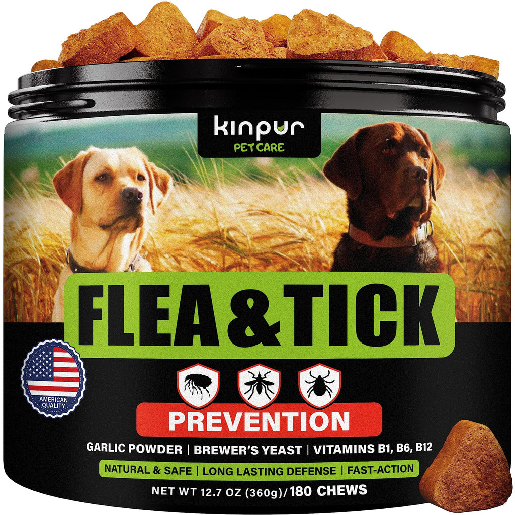 Dogs, Flea and Tick Prevention Chewable for Dogs No Collars Needed