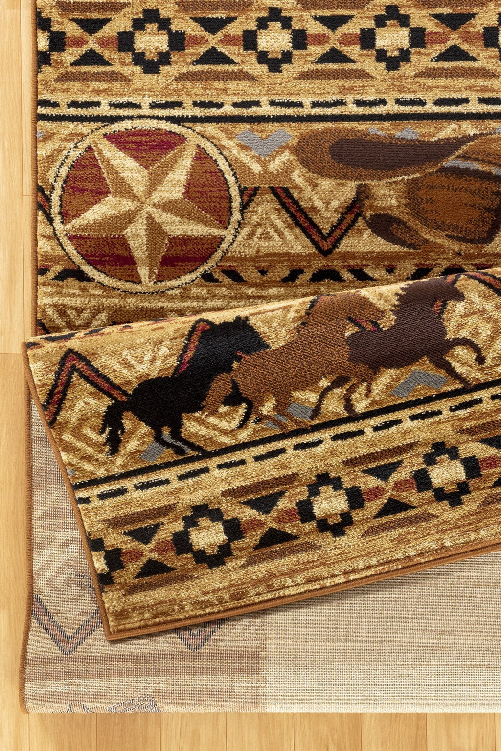 Rug, Tribes GC_YLS4011 Beige 5 ft. 3 in. x 7 ft. 3 in. Southwest Area Rug