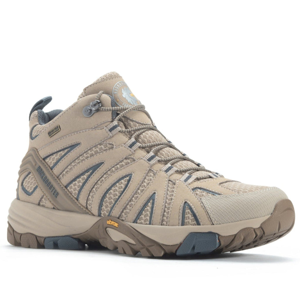 Men's Boots, ROCKROOSTER Bedrock Sand 6 Inch Waterproof Hiking Boots with VIBRAM®