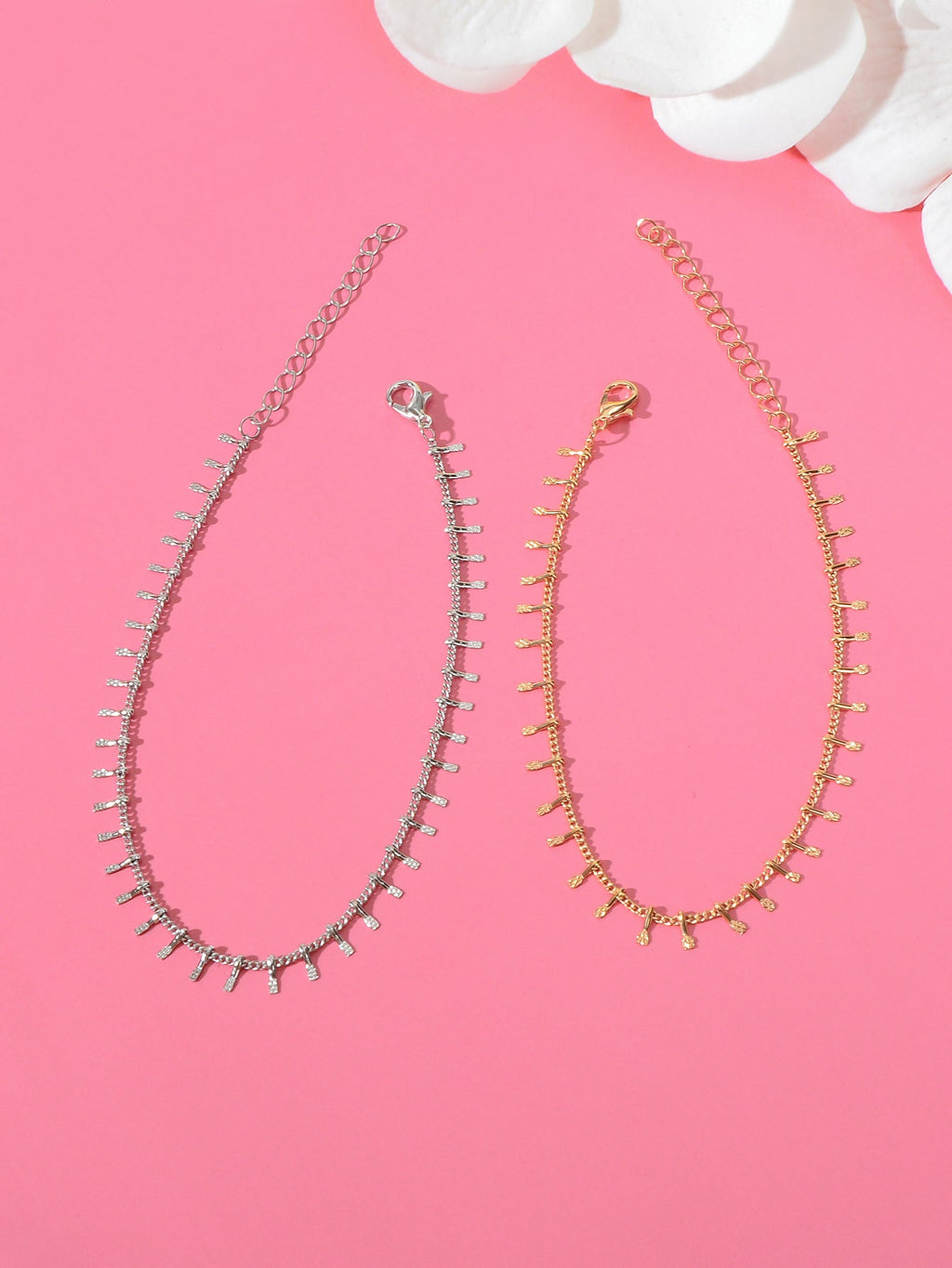 Anklets, 2pcs Valentine's Day Gift Beach Anklets Matching Couple Best Friend