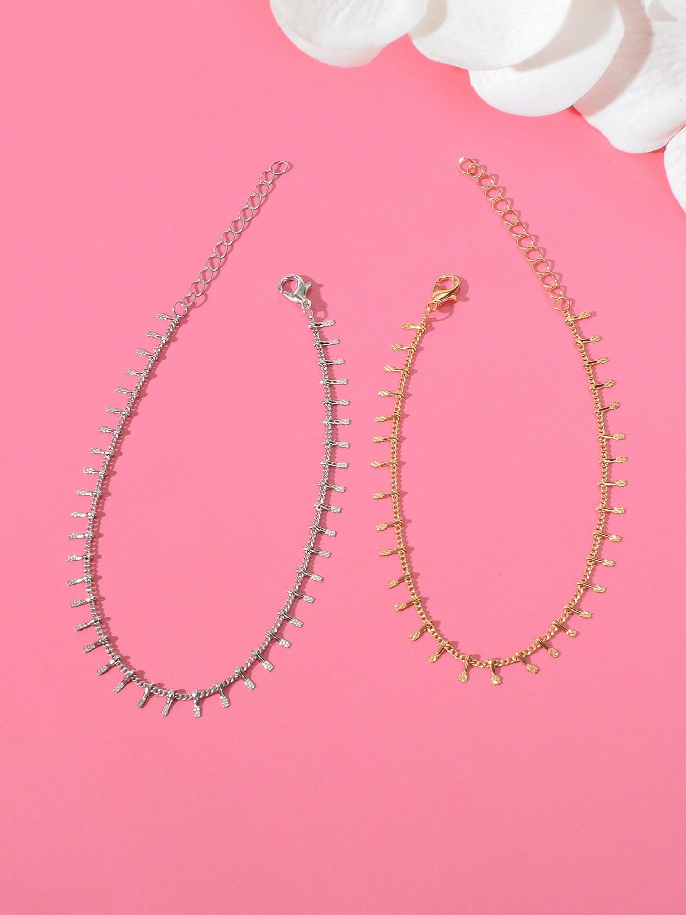 Anklets, 2pcs Valentine's Day Gift Beach Anklets Matching Couple Best Friend