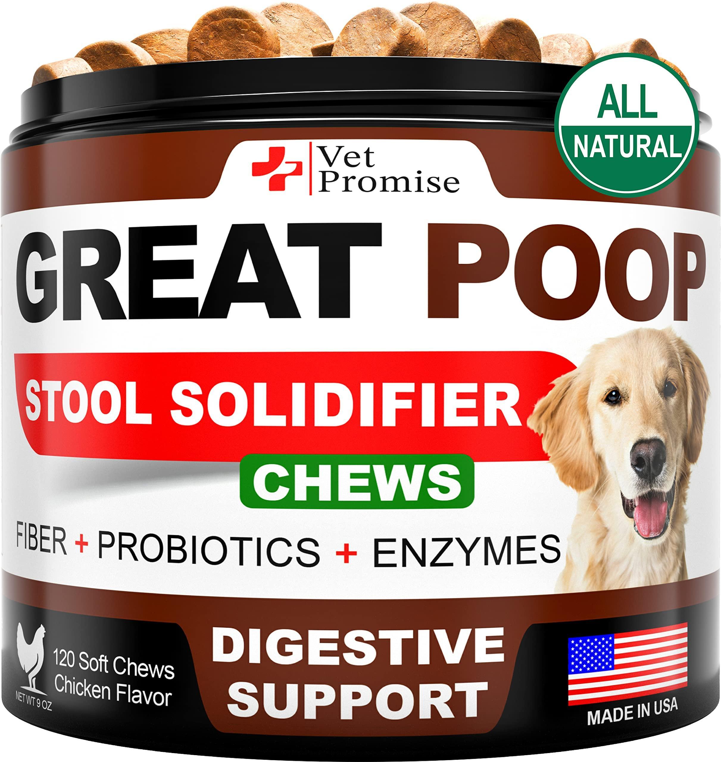 Dogs, Great Poop Probiotics for Dogs   Dog Stool Softener   Fiber for Dogs