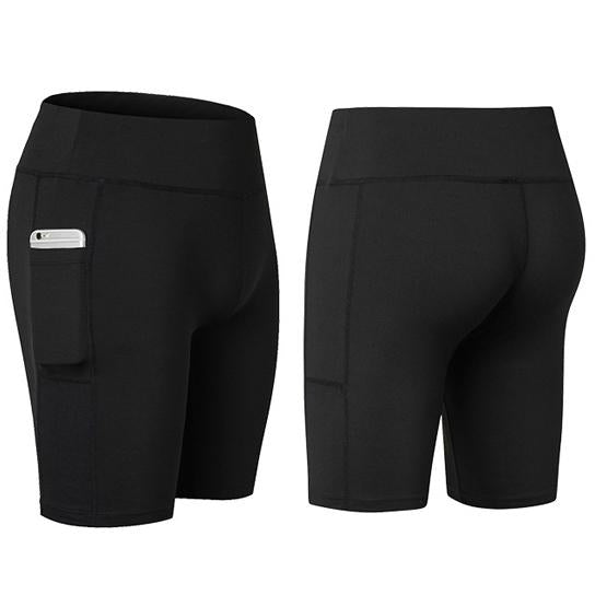Women's Yoga, All Seasons Yoga Shorts Stretchable With Phone Pocket
