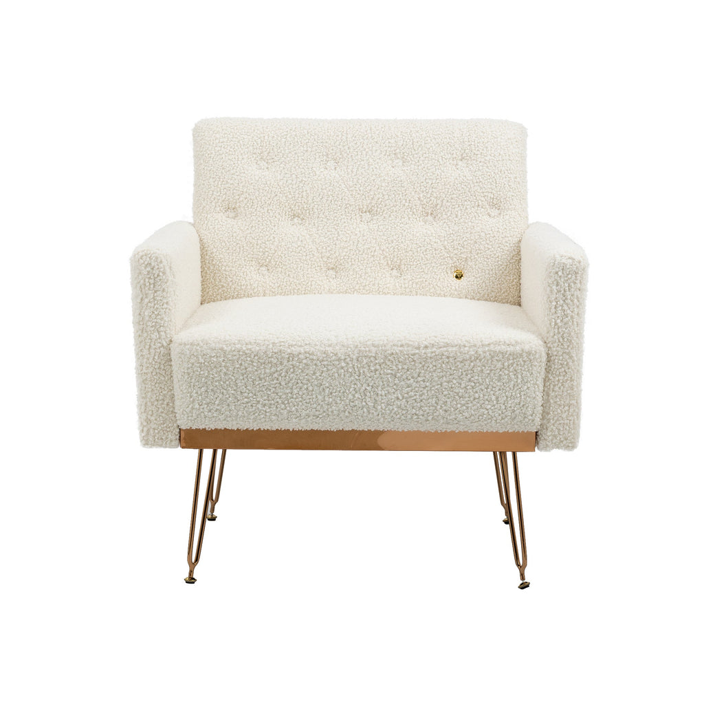 Chair, Armchair Single Sofa Modern Tufted Upholstered Side Reading Chairs
