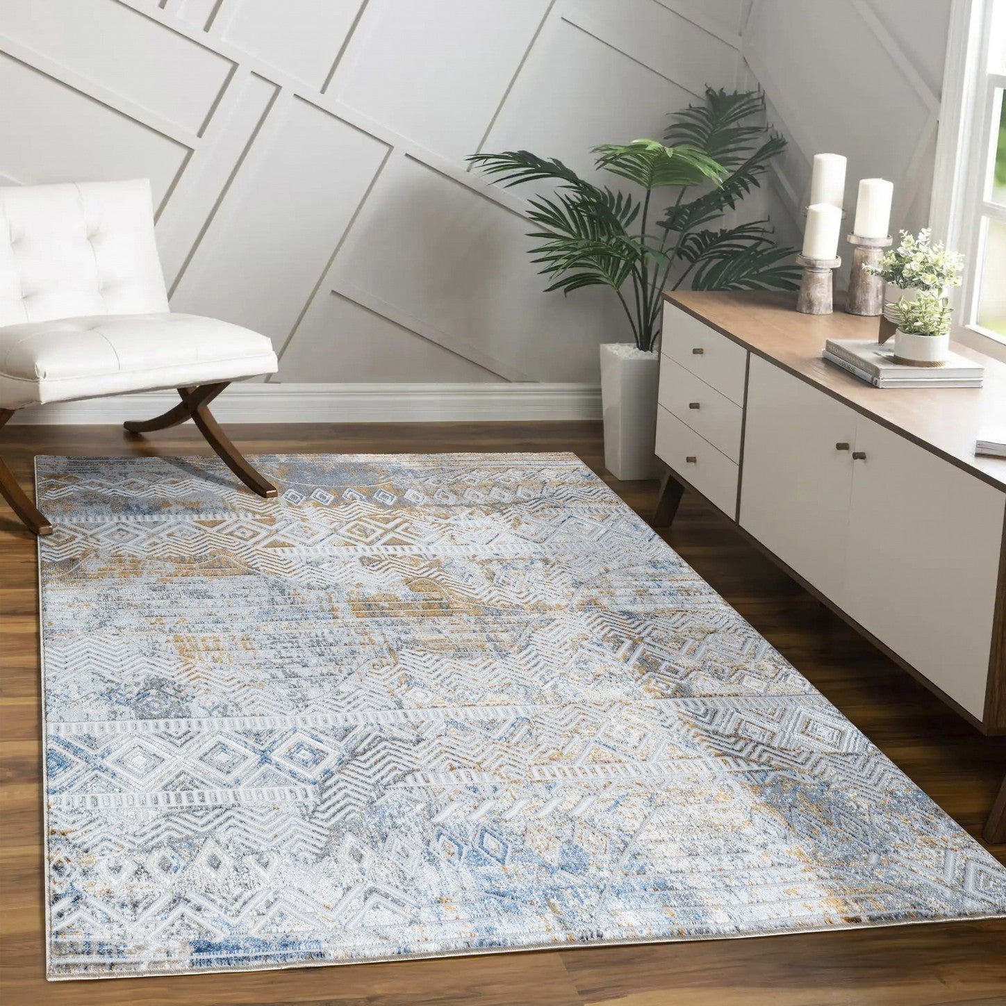 Rug, Legacy, Multi 5 ft. 3 in. x 7 ft. Area Rug