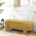 Bench, Linen Fabric Upholstered Bench with Large Storage Space