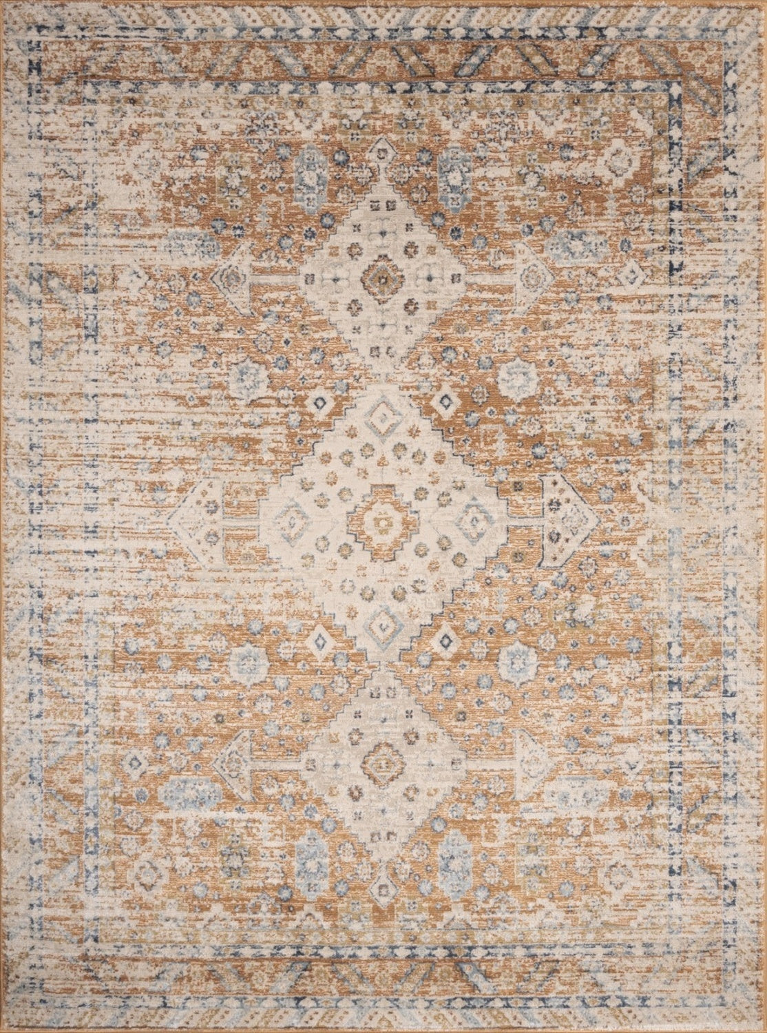 Rug, Noble GC_GEN7004 Rust 2 ft. x 3 ft. Area Rug