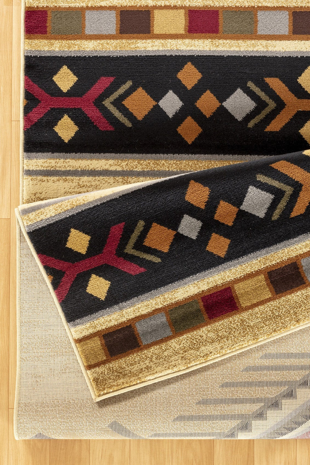 Rug, Tribe Cream 2 ft. x 3 ft. Southwest Area Rug