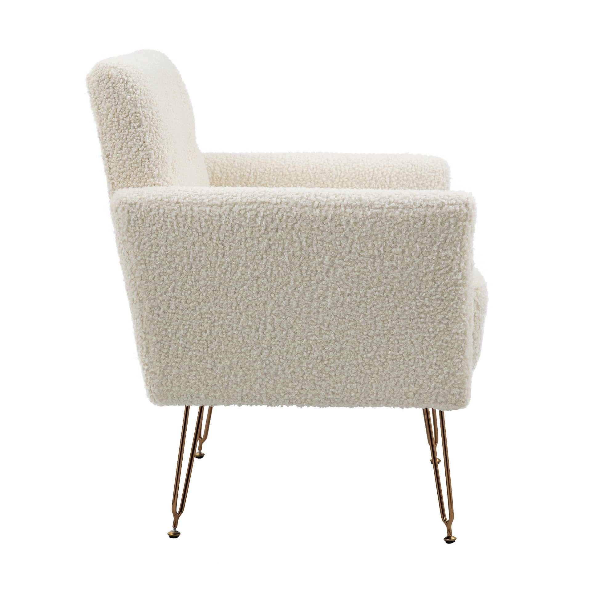 Chair, Armchair Single Sofa Modern Tufted Upholstered Side Reading Chairs