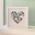 Framed Sign, Pebble Heart - Valentine's Day