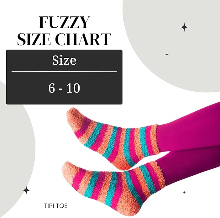 Kid's, Girl's,  Anti-Skid Valentine's Candy Fuzzy Socks - 3 Pairs