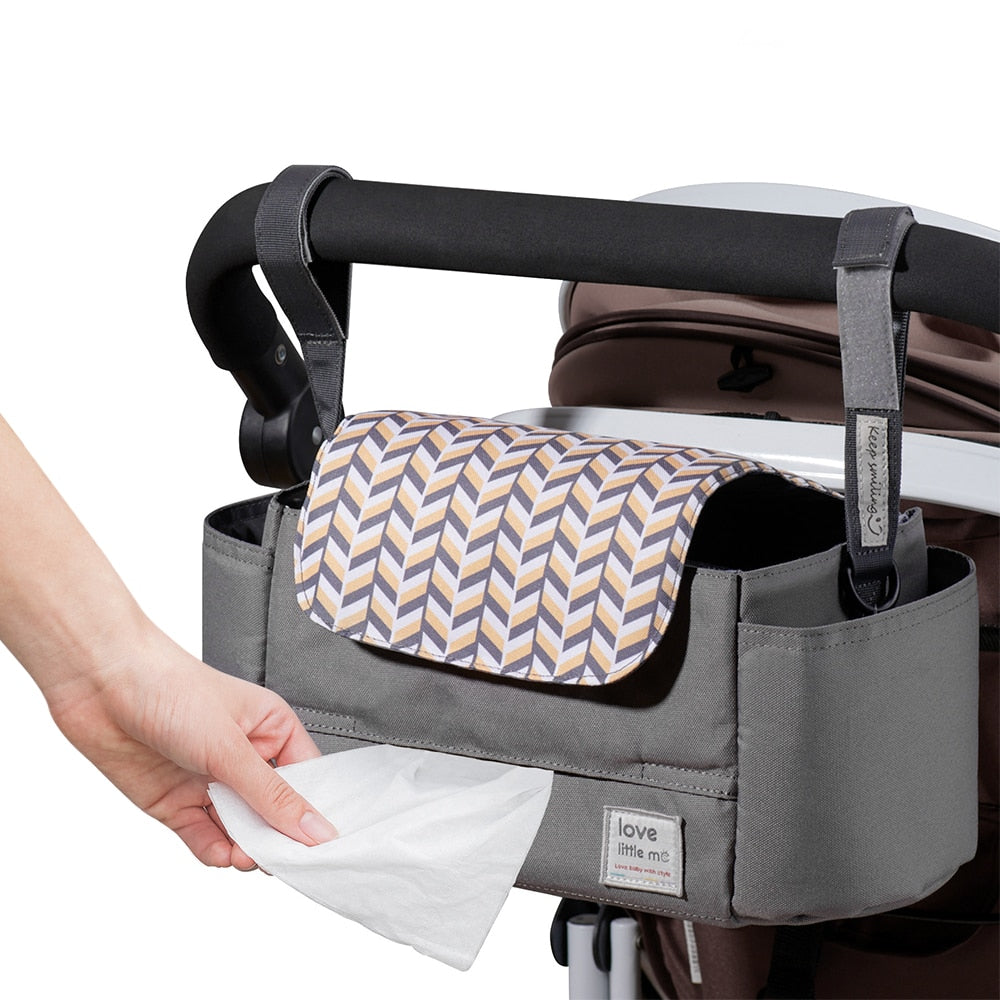 Baby Stroller High Capacity Stroller Organizer