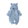 Baby Unisex Bear Rompers 6-24M