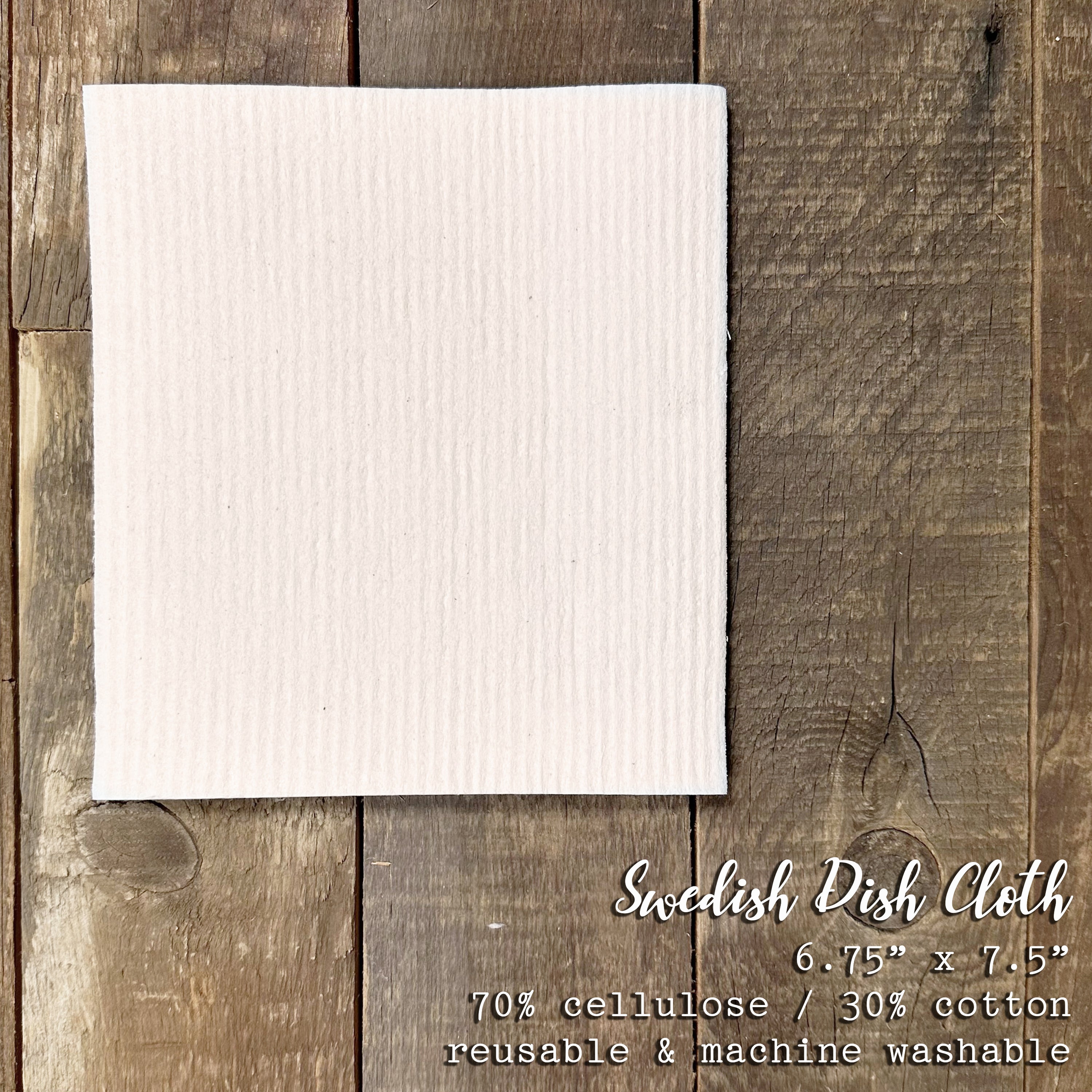 Dish Cloth, Valentine's Coffee, Ribbon Heart  - 2pk Swedish