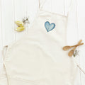 Apron ,Denim Heart - Valentine's Day Women's Apron