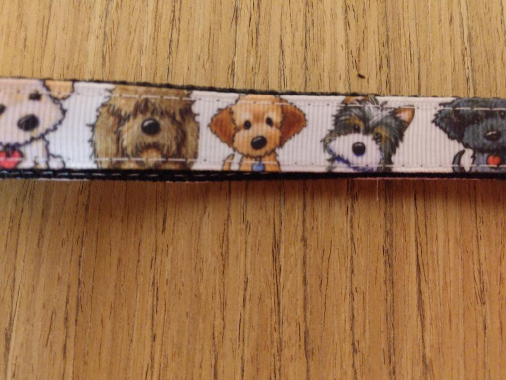 Dog Collar/ Small/ With Dogs Design