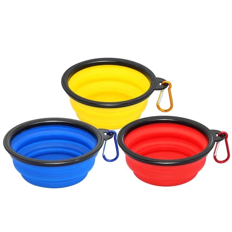 PET BOWL, COLLAPSIBLE SILICONE TRAVEL