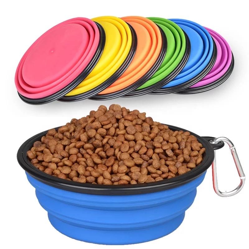 PET BOWL, COLLAPSIBLE SILICONE TRAVEL