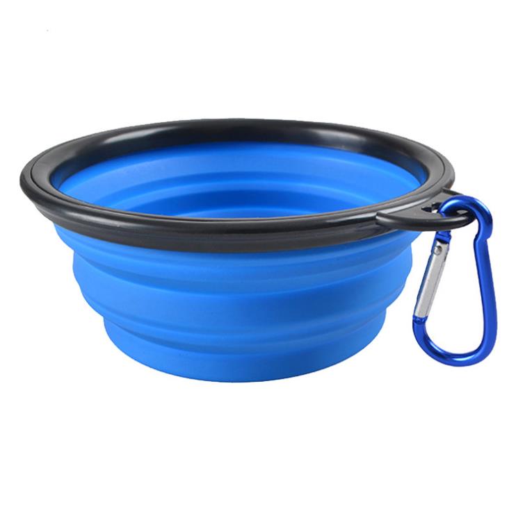 PET BOWL, COLLAPSIBLE SILICONE TRAVEL