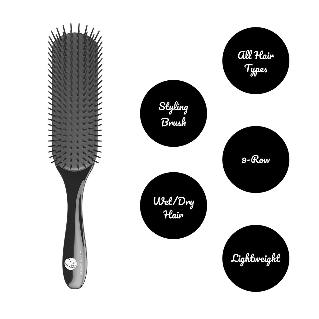 Hairbrush, for Styling, Hairworthy Hairembrace