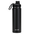 Water Bottle, DRINCO® 22oz Stainless Steel Sport, Black