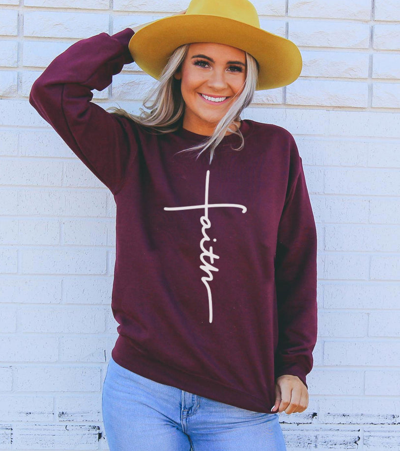 Women's Sweatshirt, Faith