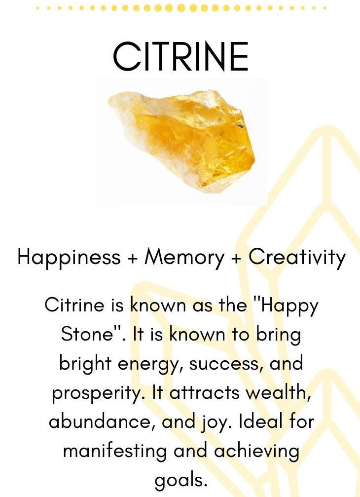 Bracelet, Citrine Rutilated & Crystal Quartz Stretch Bracelet! Genuine Crystals!