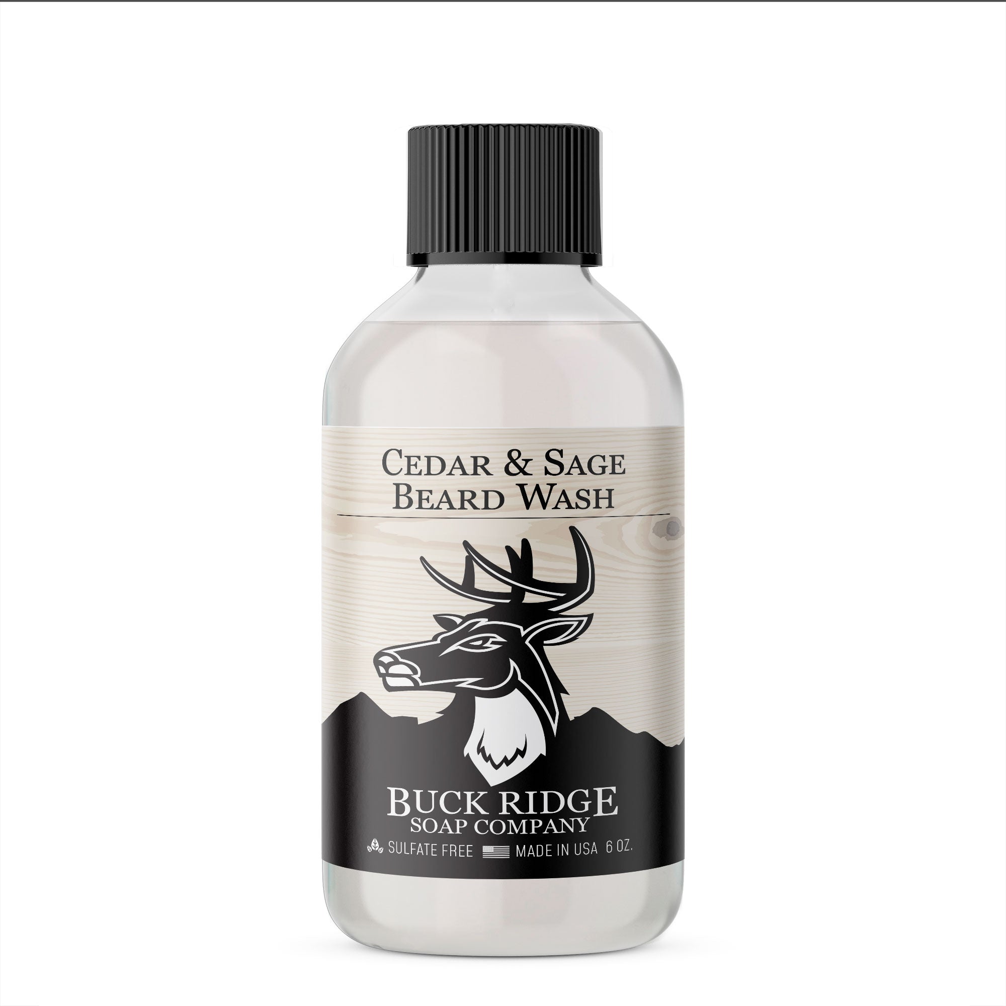 Beard Wash, Buck Ridge Brand, Cedar and Sage