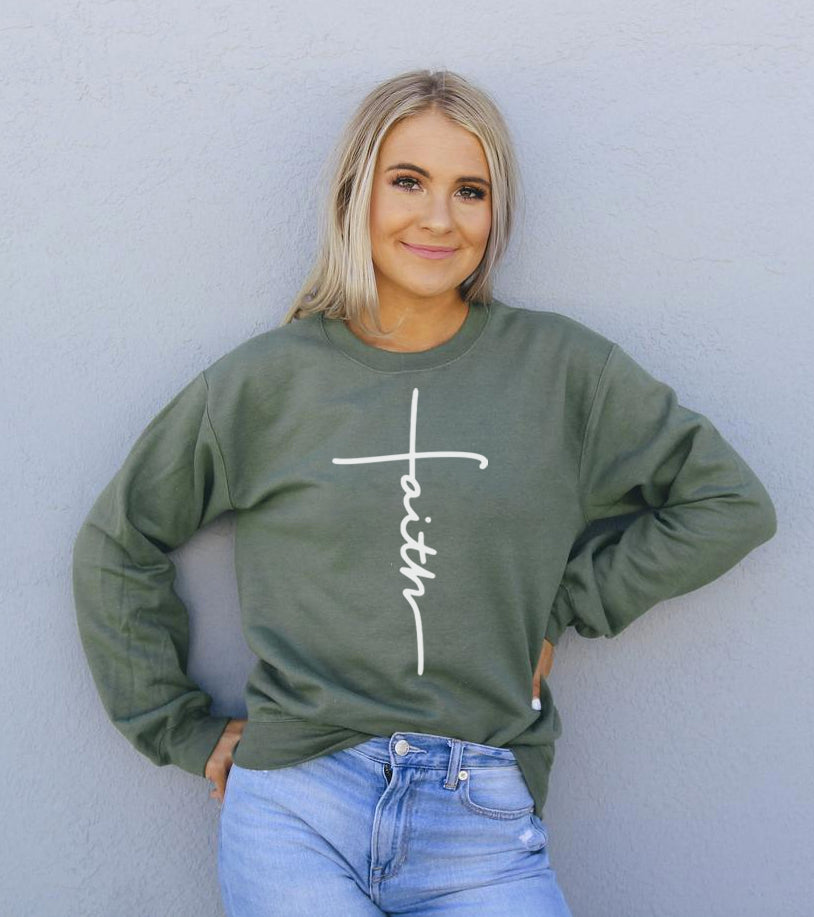 Women's Sweatshirt, Faith