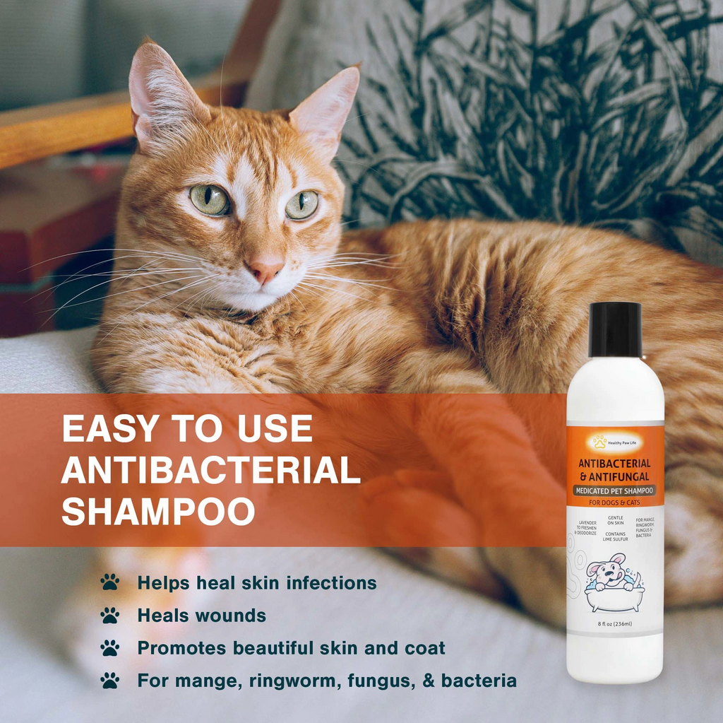 Pet Shampoo, Lime Sulfur Pet Shampoo Pet Care and Veterinary Solution Safe for Pet