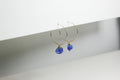 Earrings, Emma Blue Hoops