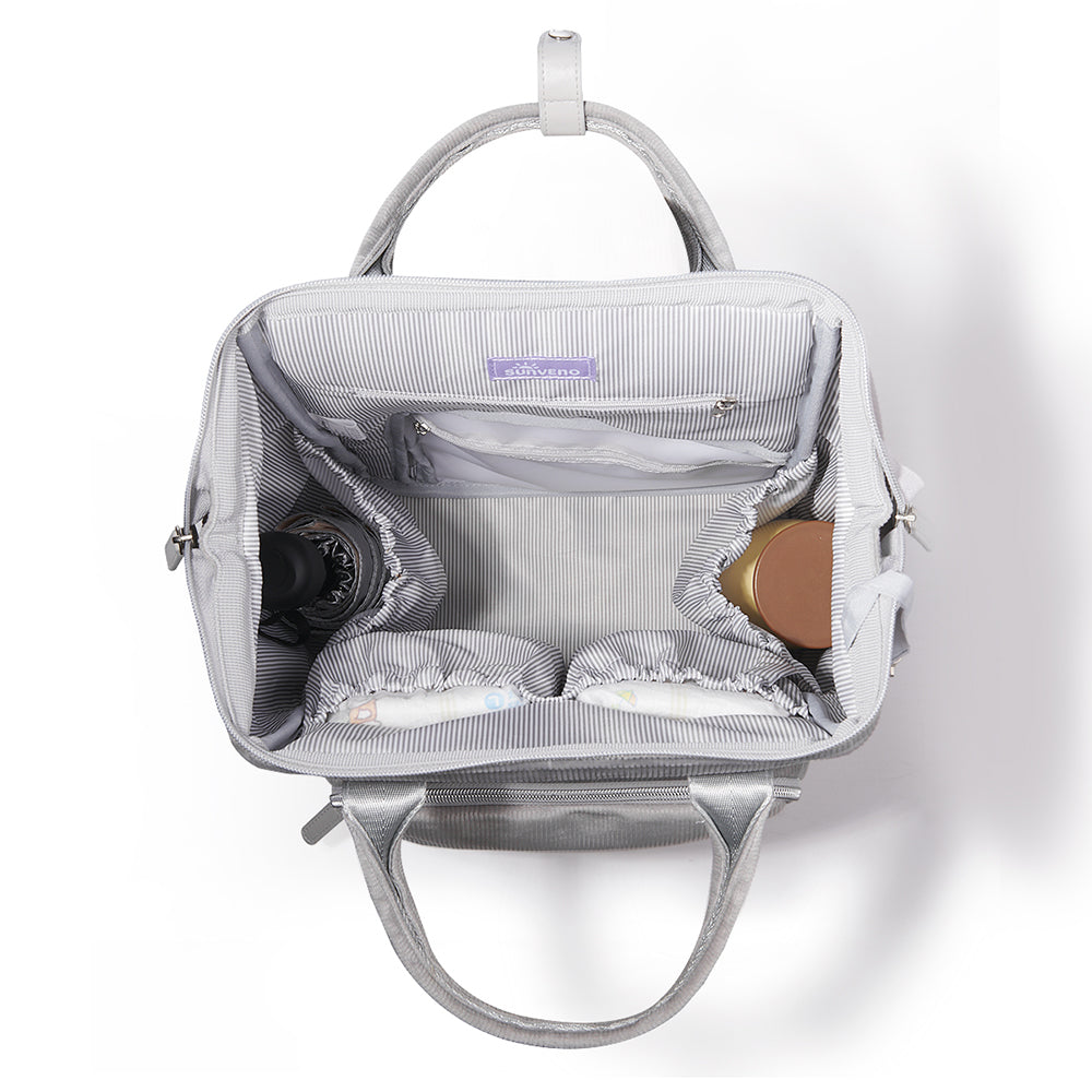 Baby Diaper Bag, Luxurious Velvet Diaper Backpack