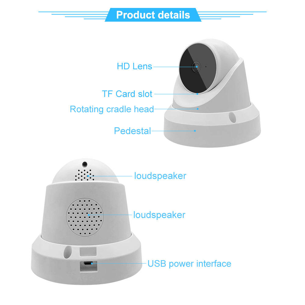 Baby Monitor, IP WiFi Camera Baby Monitor Home Security Camera
