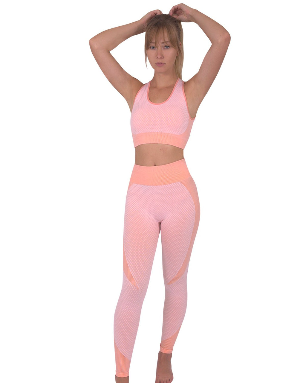 Women's Sports Bra,Trois Brand, Seamless - Pink