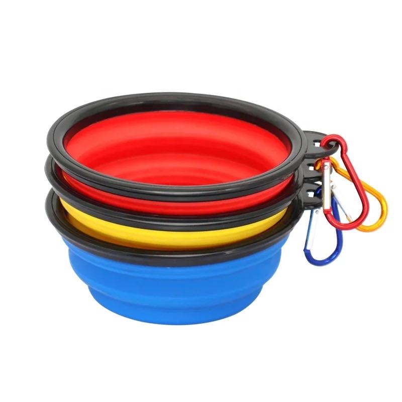 PET BOWL, COLLAPSIBLE SILICONE TRAVEL