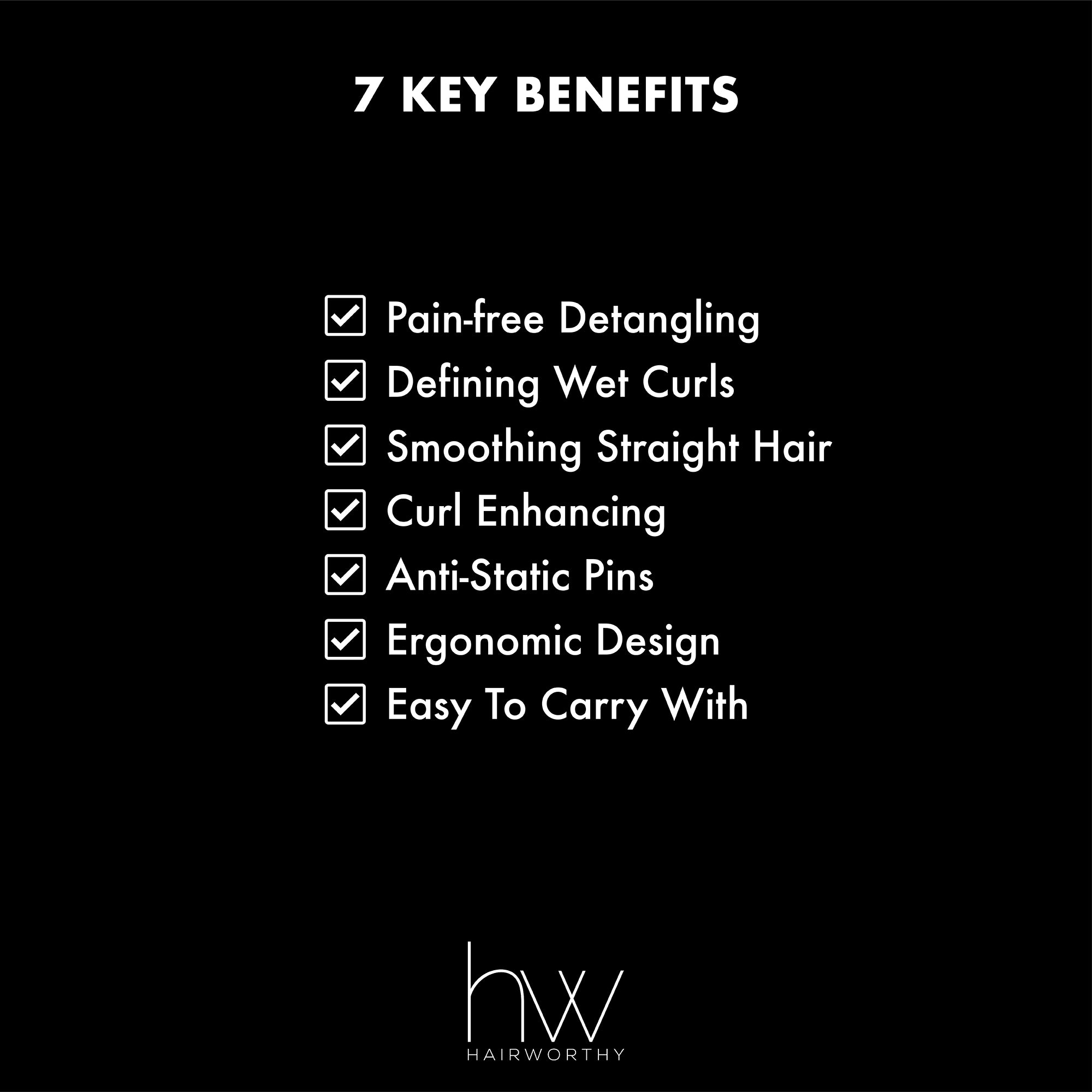 Hairbrush, for Styling, Hairworthy Hairembrace