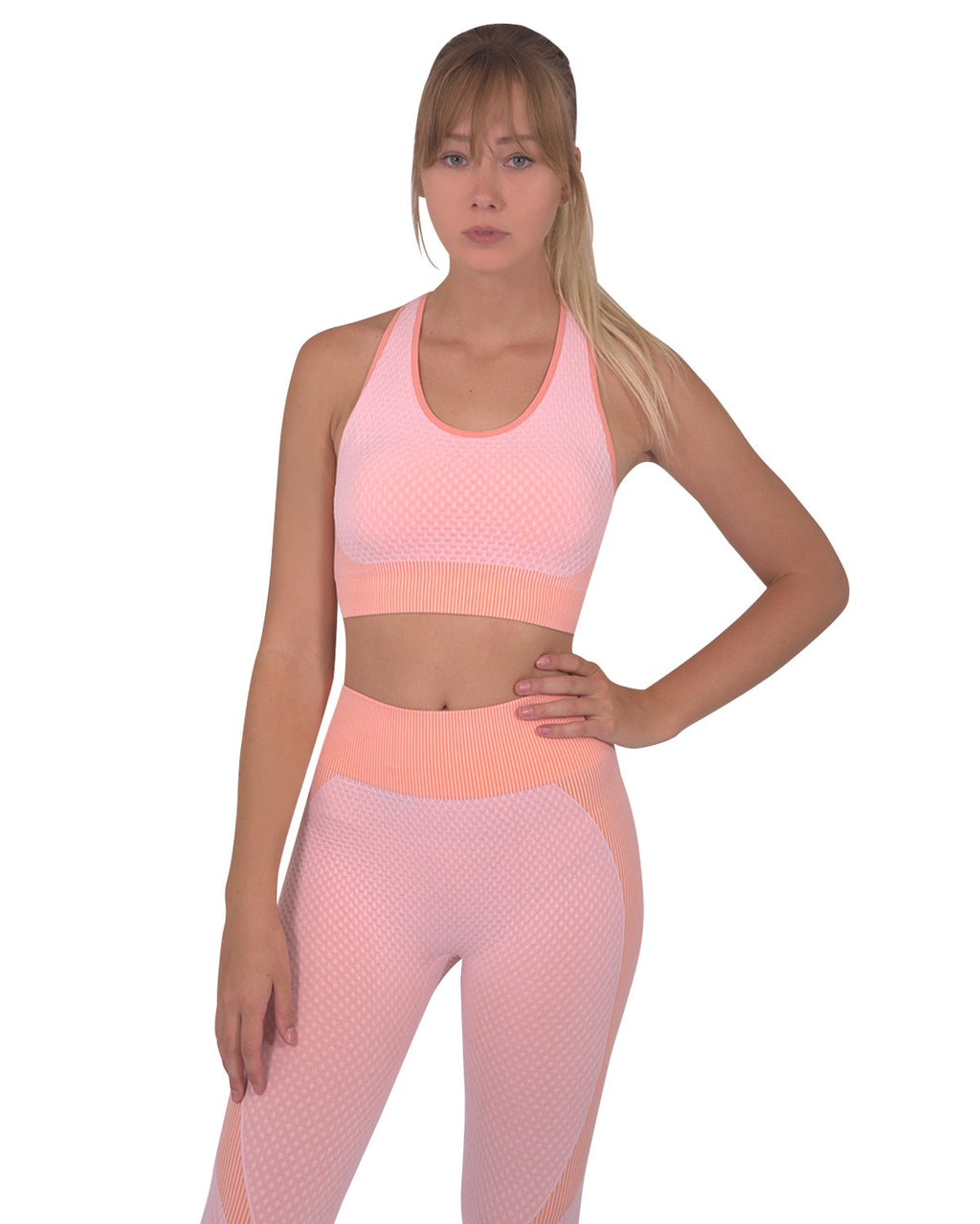 Women's Sports Bra,Trois Brand, Seamless - Pink