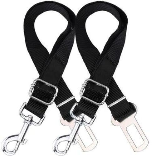 Dog Harness Car SUV Seatbelt Connector Restrain Adjustable, 2 pack