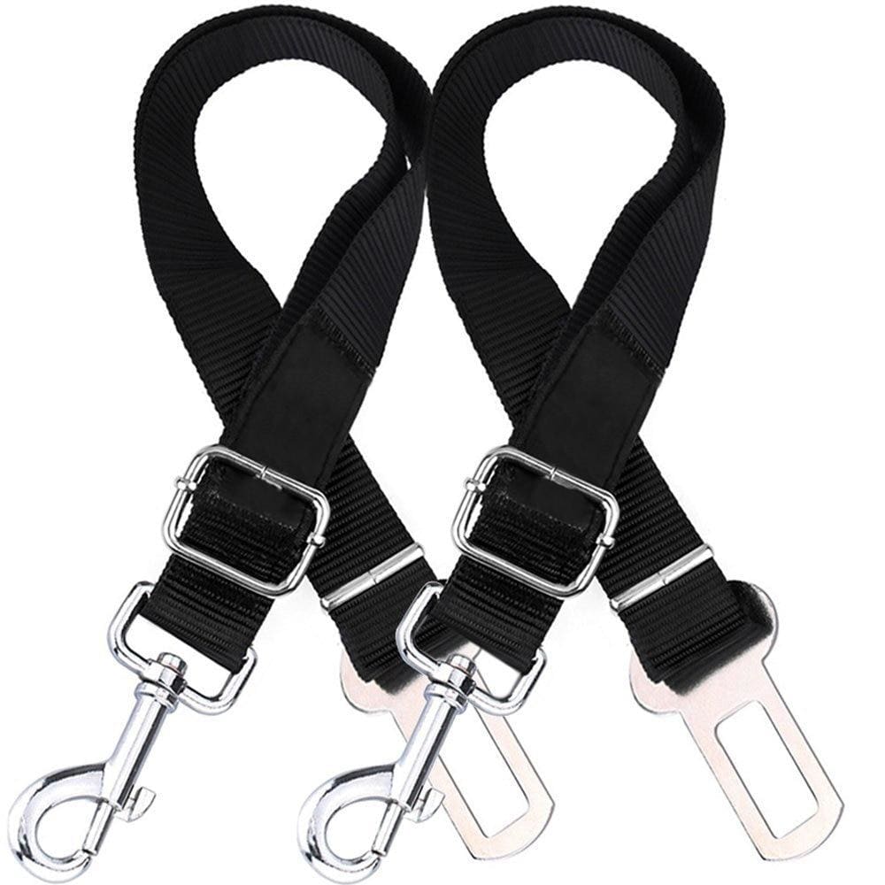 Dog Harness Car SUV Seatbelt Connector Restrain Adjustable, 2 pack