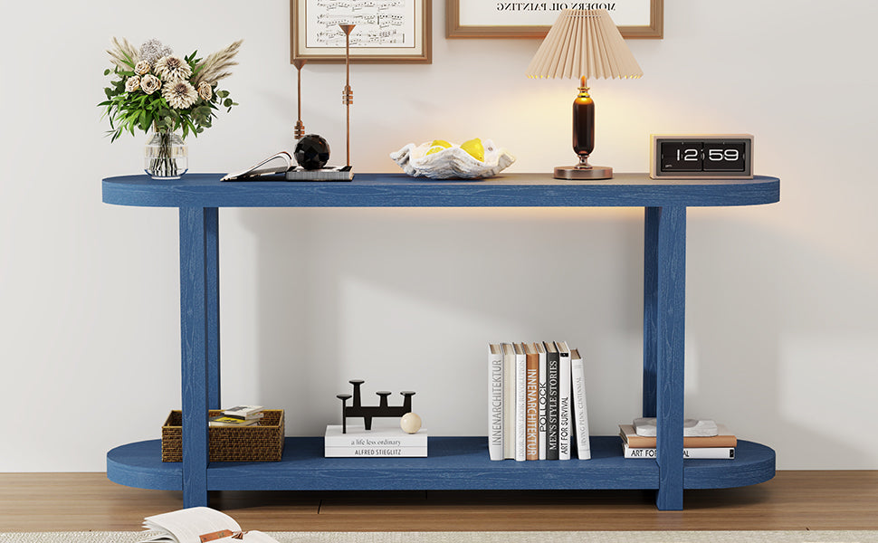 Table, Modern Minimalist Ash Veneer Entryway Table with Streamlined Desktop