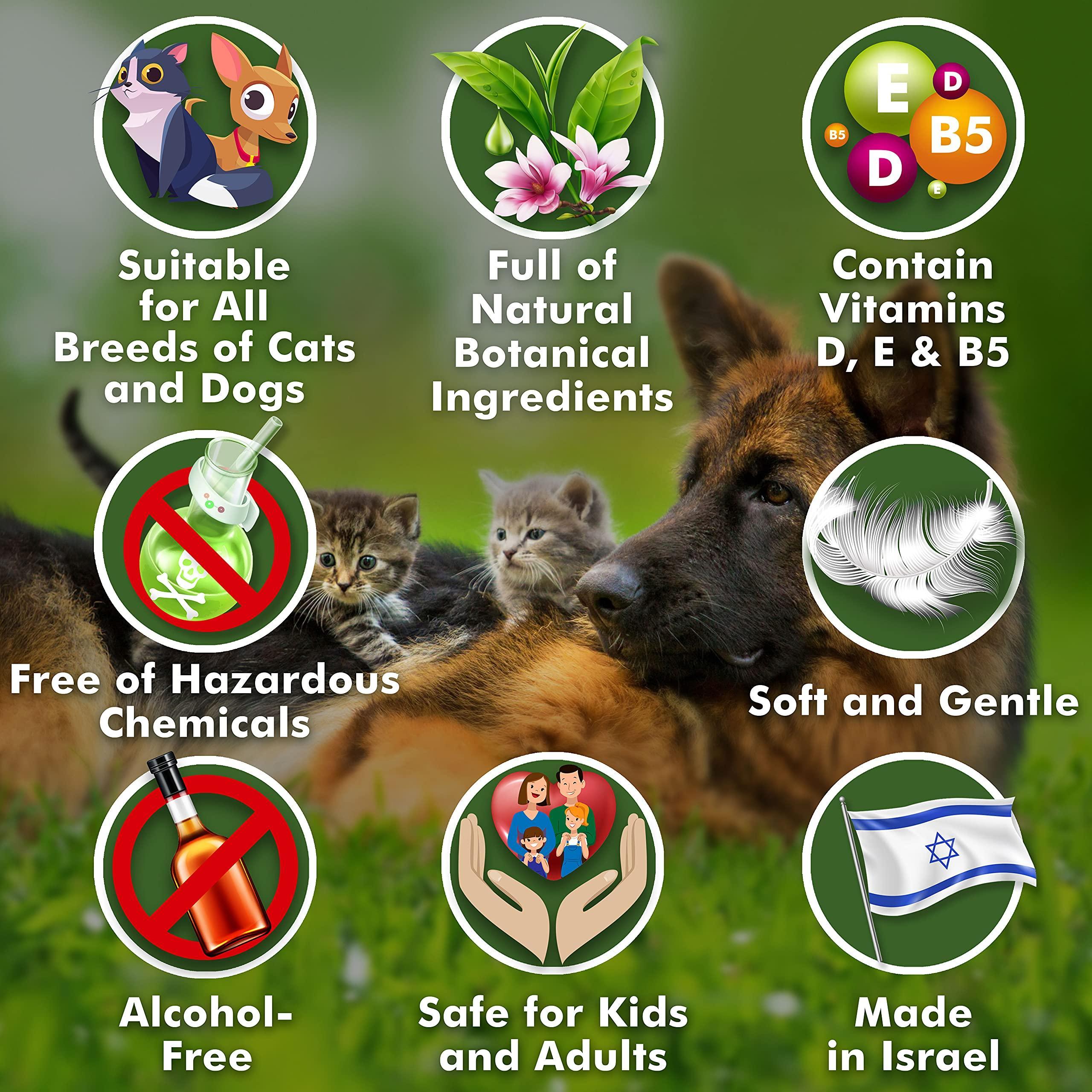 Dogs/Cats, Ear Cleaner Wipes by Arava   for Dogs Cats Puppies & Kittens   100